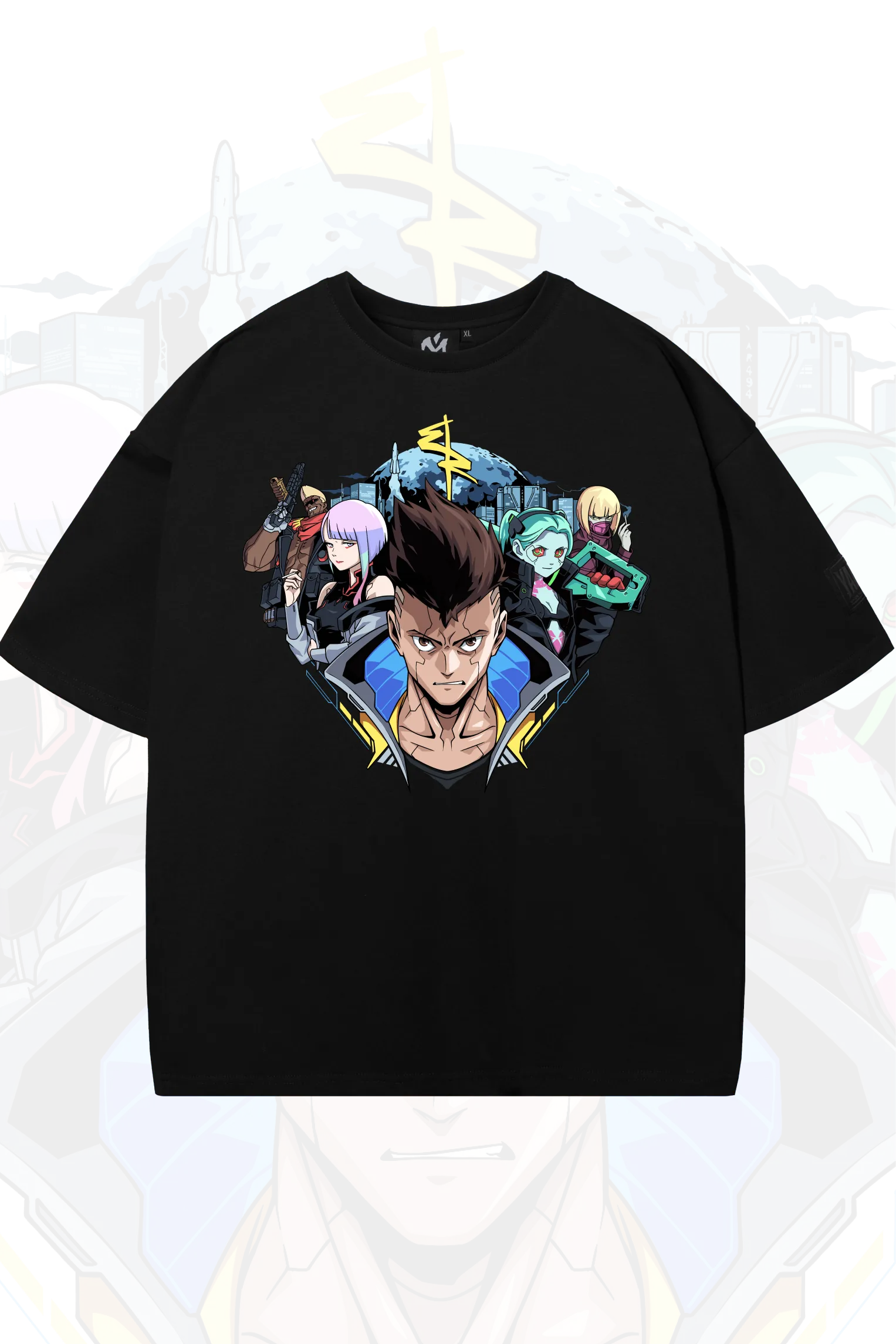 Оверсайз футболка Edgerunners 1